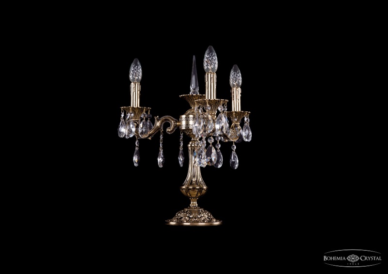 Настольная лампа Bohemia Ivele 7001/3/125-51/A/GB