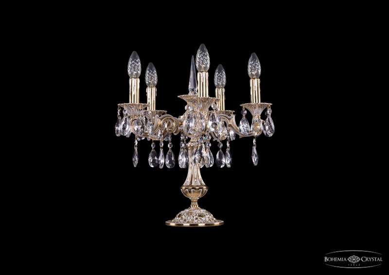 Настольная лампа Bohemia Ivele 7001/5/125-51/A/GW