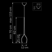 Подвесной светильник Lightstar Meta Duovo 807113