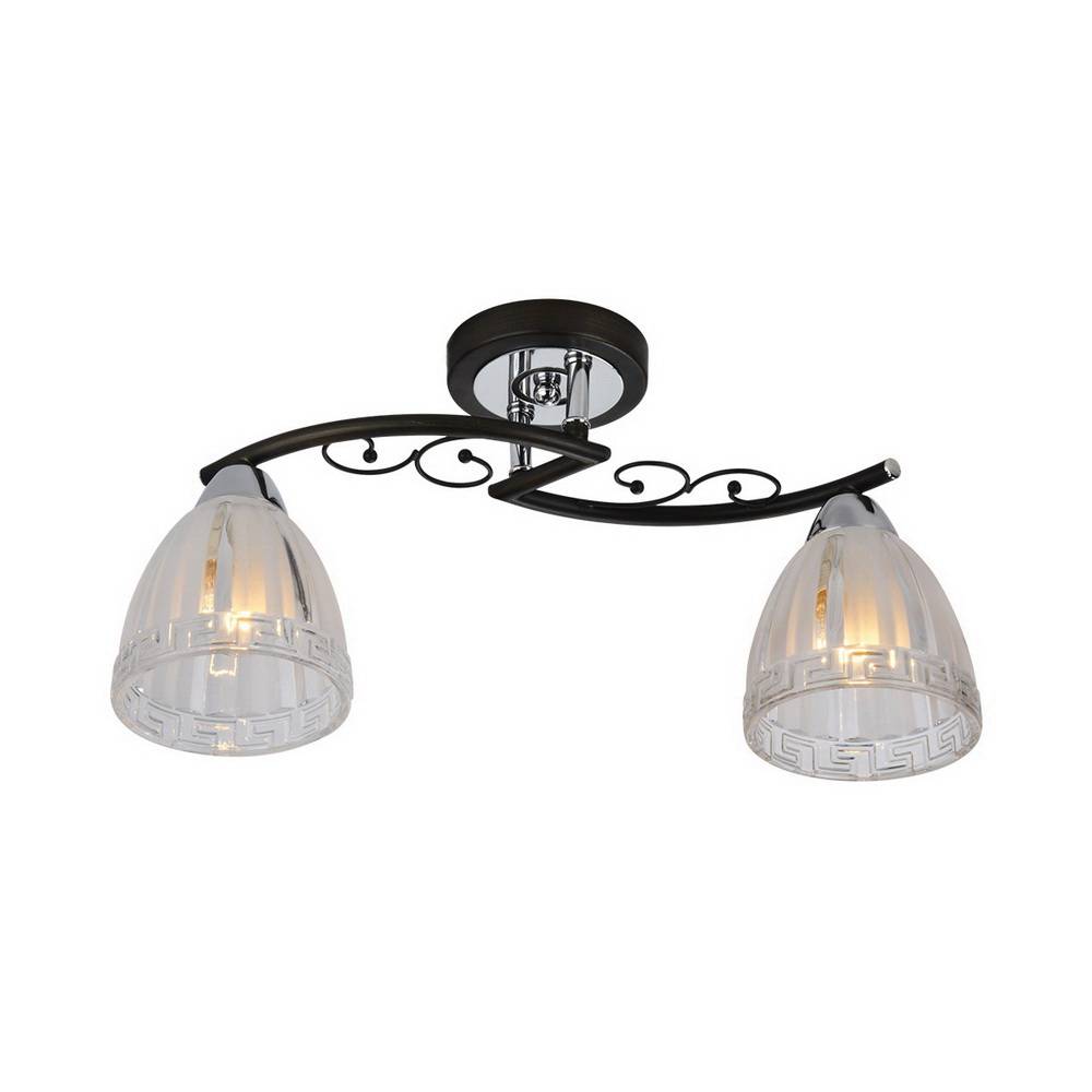 Потолочный светильник IDLamp Nield 232/2PF-Blackchrome