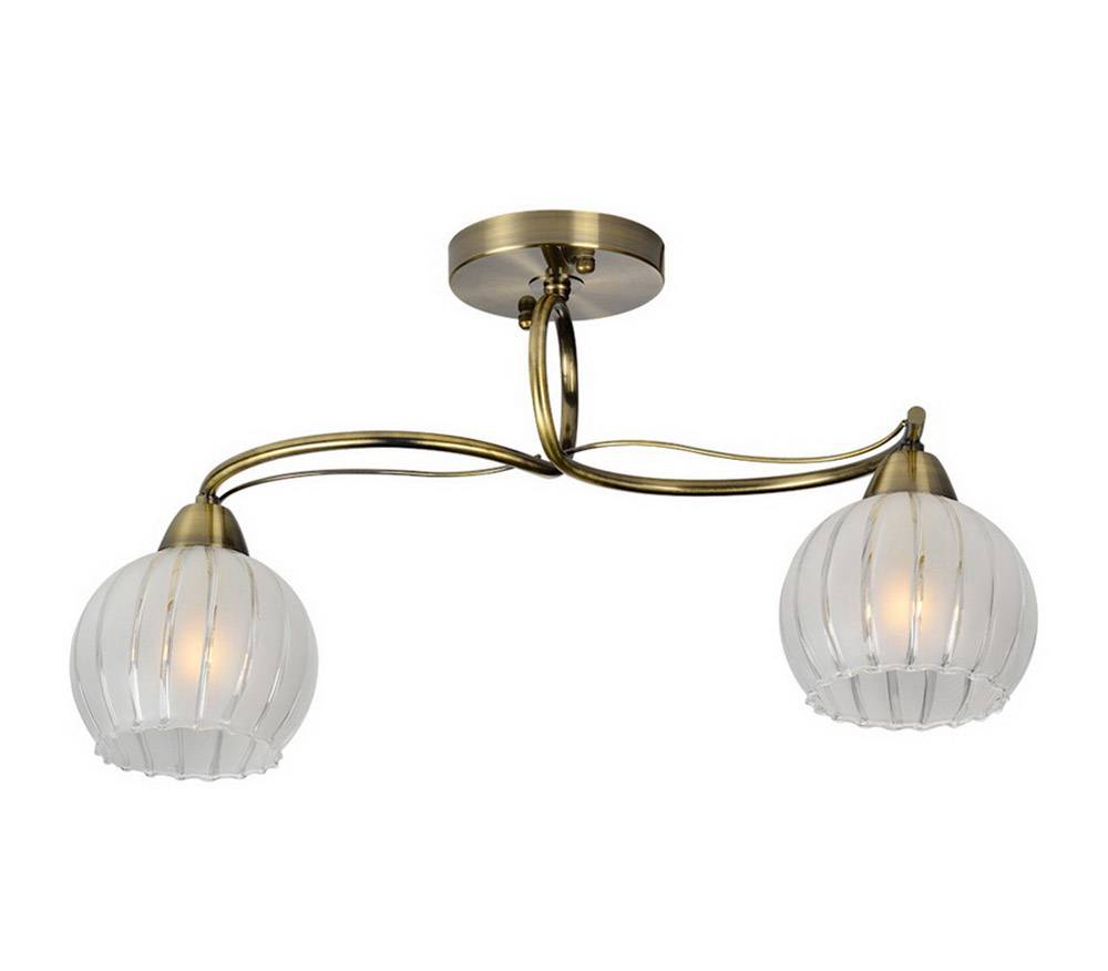 Потолочный светильник IDLamp Brunilda 237/2PF-Oldbronze