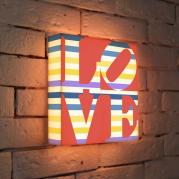 Лайтбокс LOVE 2 25x25-125