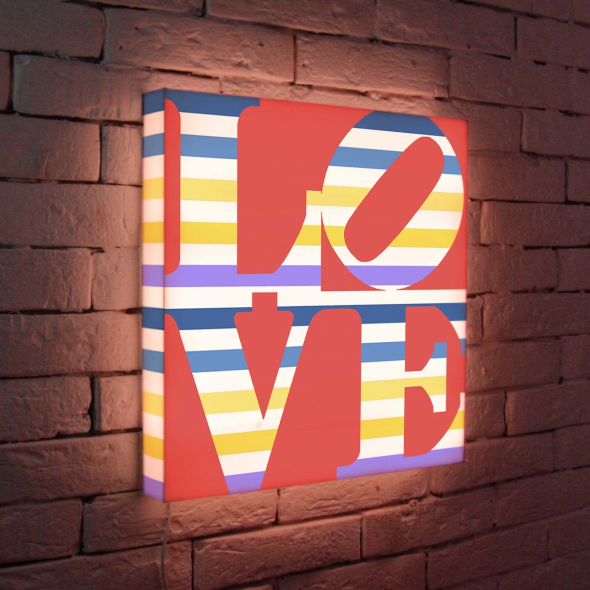 Лайтбокс LOVE 2 45x45-125