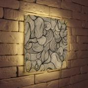 Лайтбокс Абстракция  волны 35x35-119