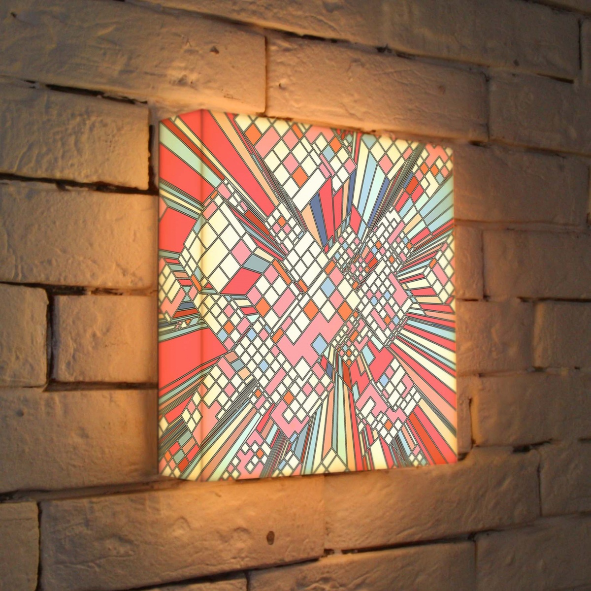 Лайтбокс Абстракция 17 25x25-114