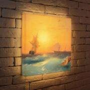 Лайтбокс Айвазовский Гибралтар 45x45-131