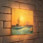Лайтбокс Айвазовский Гибралтар 25x25-131