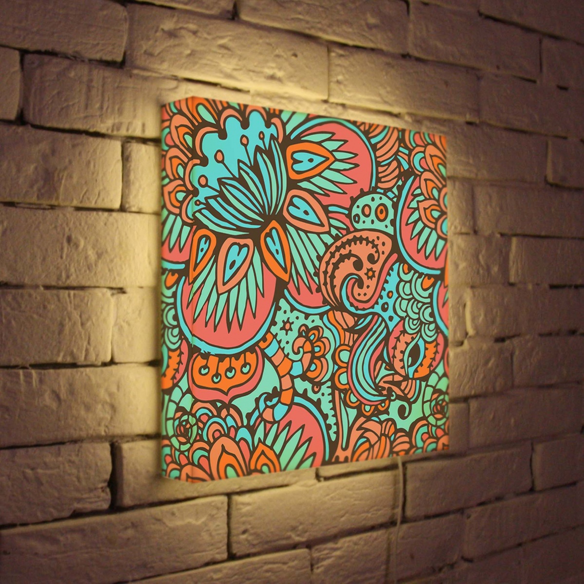 Лайтбокс Арт деко 35x35-017