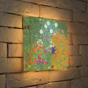 Лайтбокс Густав Климт Цветы 25x25-038
