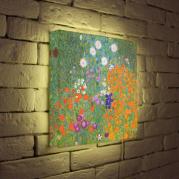 Лайтбокс Густав Климт Цветы 35x35-038