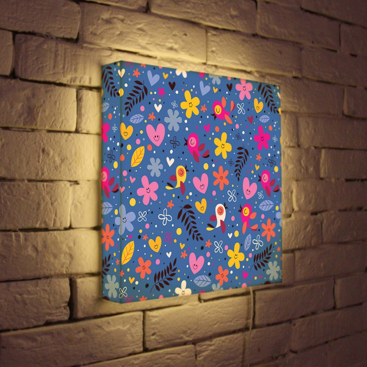 Лайтбокс Детский узор 35x35-051