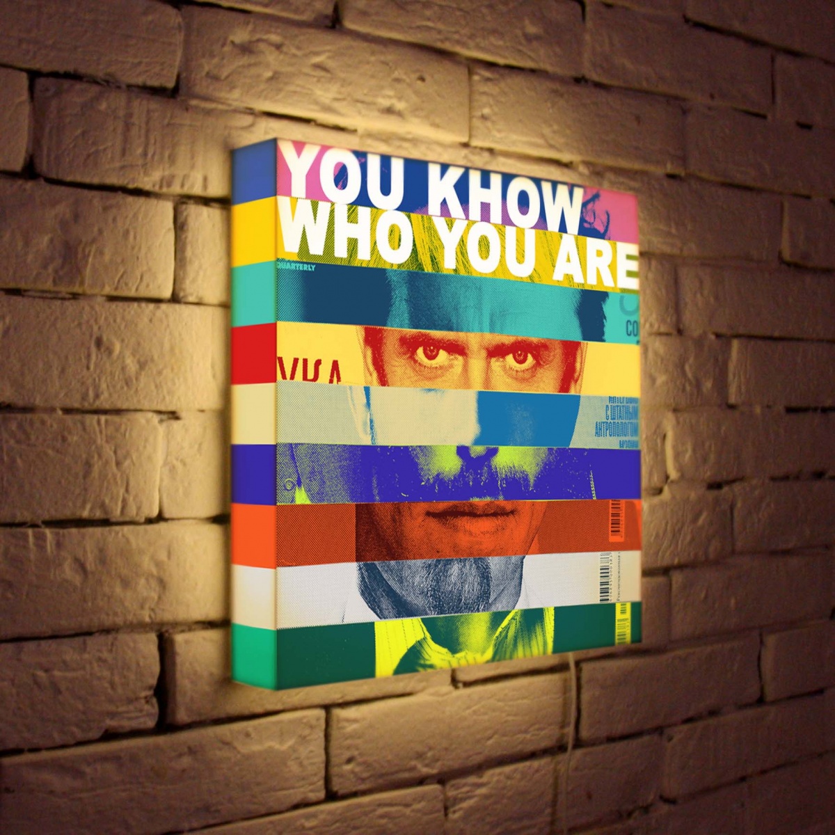 Лайтбокс Знай кто ты 35x35-122