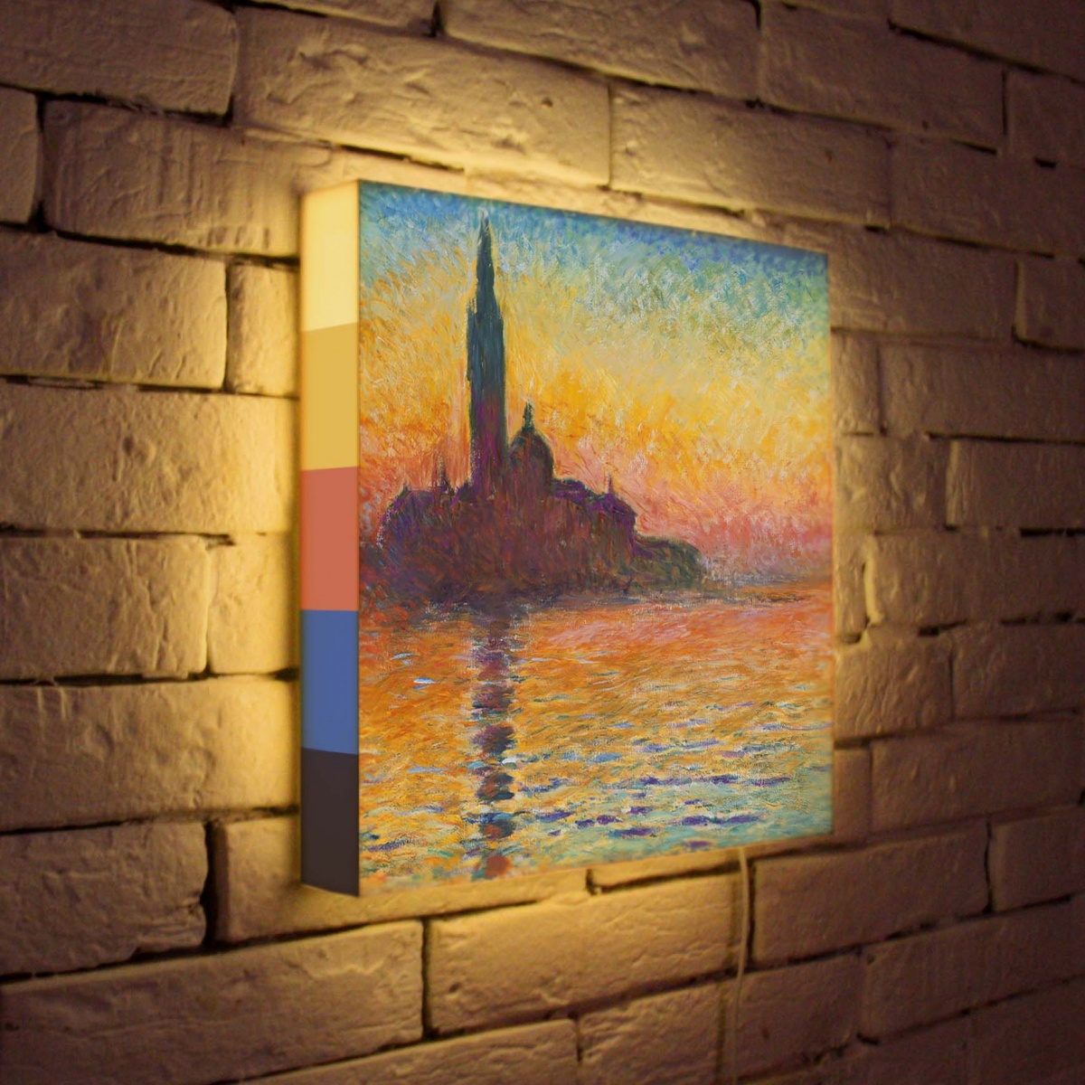 Лайтбокс Клод Моне 1 35x35-132