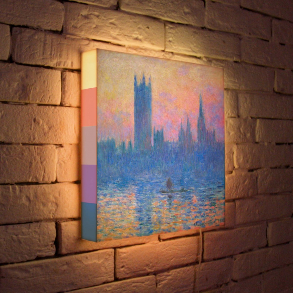 Лайтбокс Клод Моне 2 35x35-133