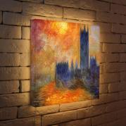 Лайтбокс Клод Моне 3 45x45-145