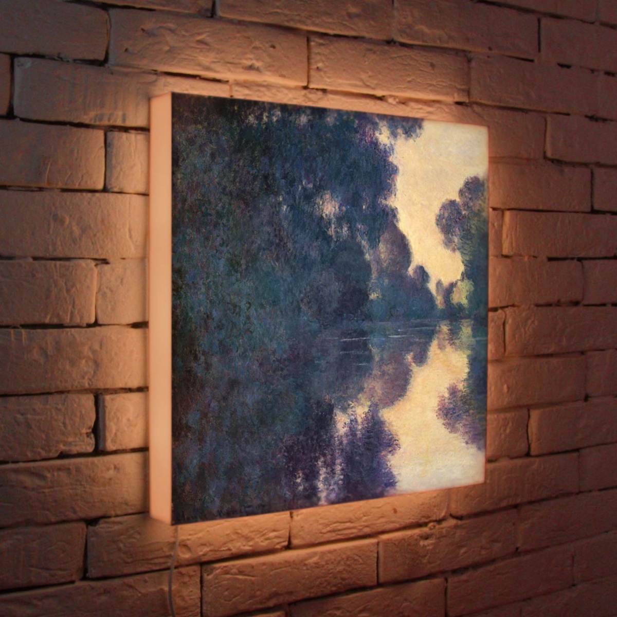Лайтбокс Клод Моне 4 45x45-146