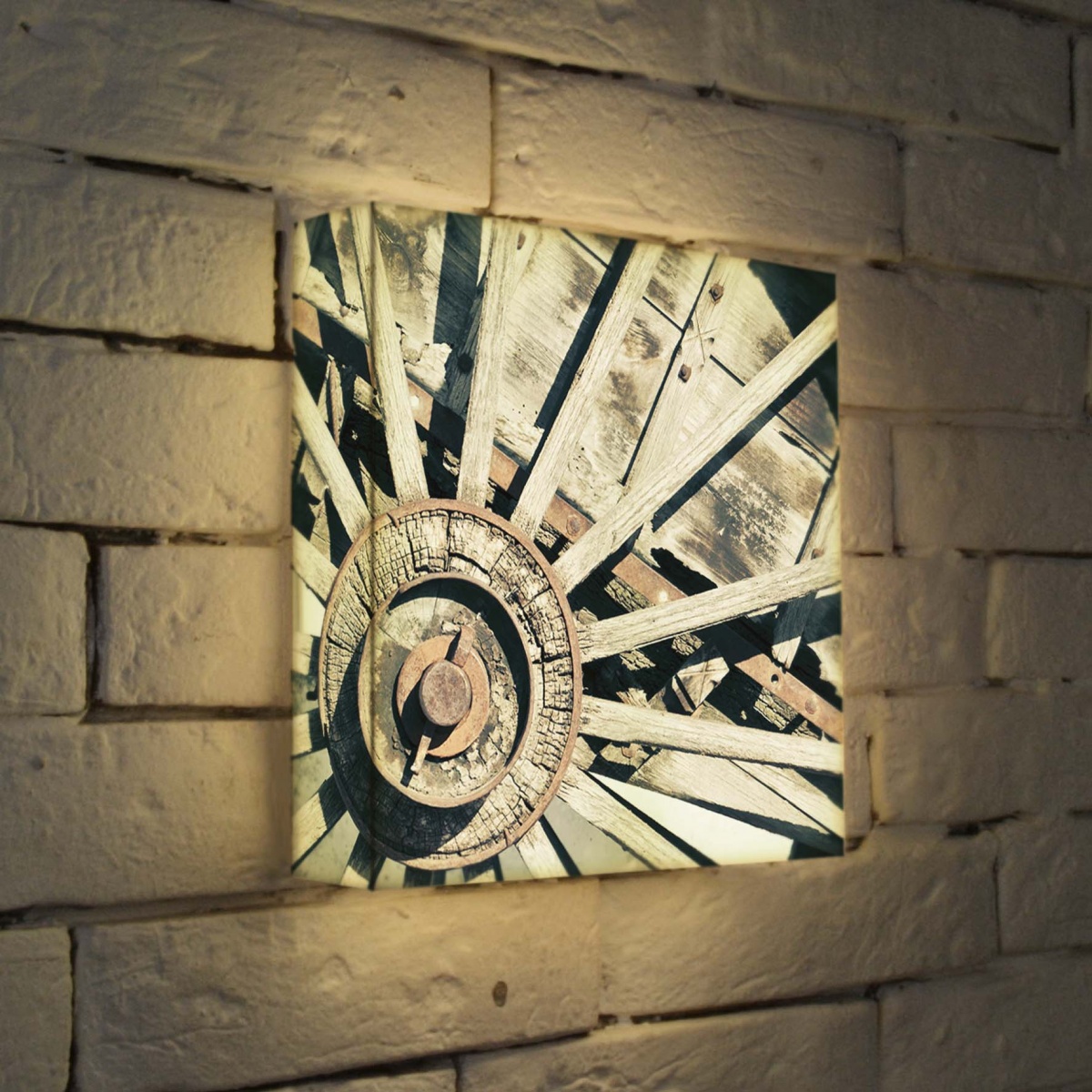 Лайтбокс Колесо 25x25-067