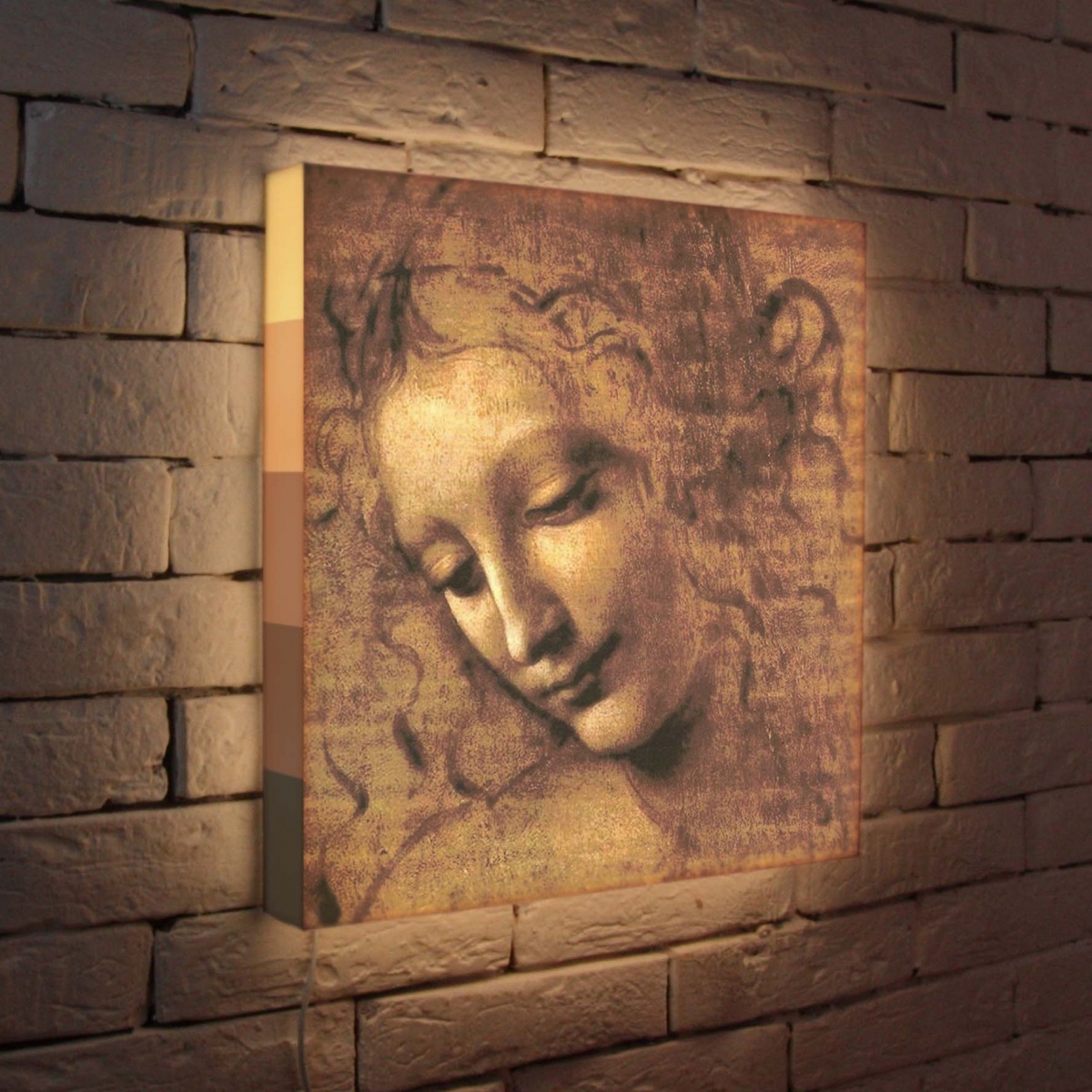 Лайтбокс Леонардо да Винчи Эскиз 45x45-039