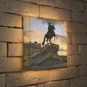 Лайтбокс Медный всадник 2 25x25-064