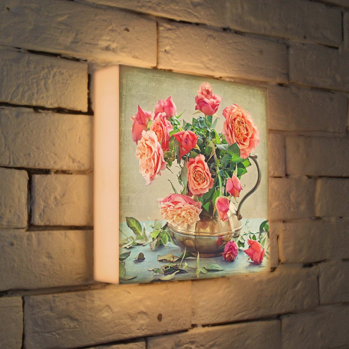 Лайтбокс Розы 25x25-089