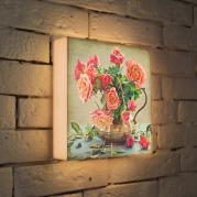 Лайтбокс Розы 25x25-089