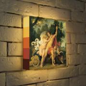 Лайтбокс Рубенс Венера и Адонис 25x25-148