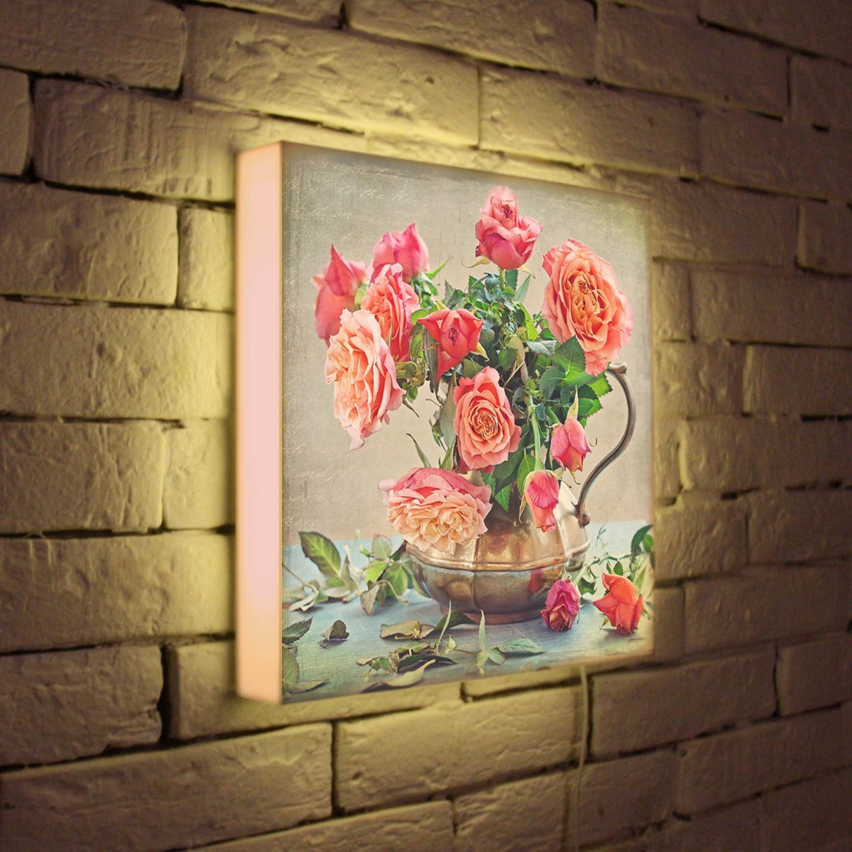Лайтбокс Розы 35x35-089