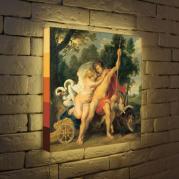 Лайтбокс Рубенс Венера и Адонис 45x45-148