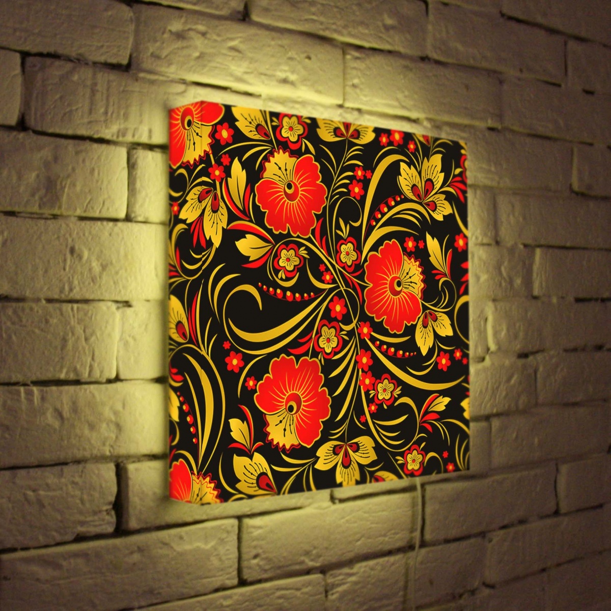 Лайтбокс Русский узор 35x35-024