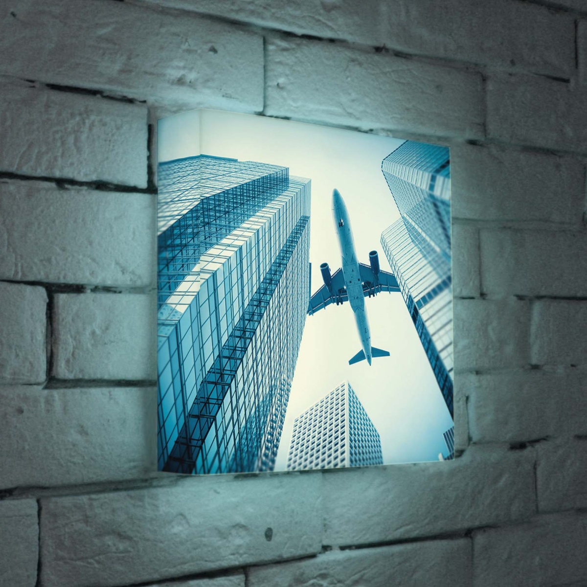 Лайтбокс Самолет 25x25-025