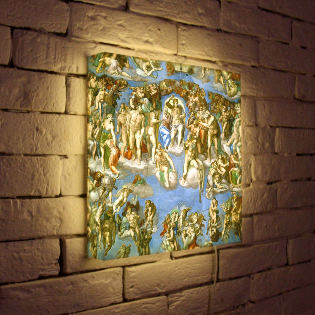 Лайтбокс Сикстинская капелла 35x35-140