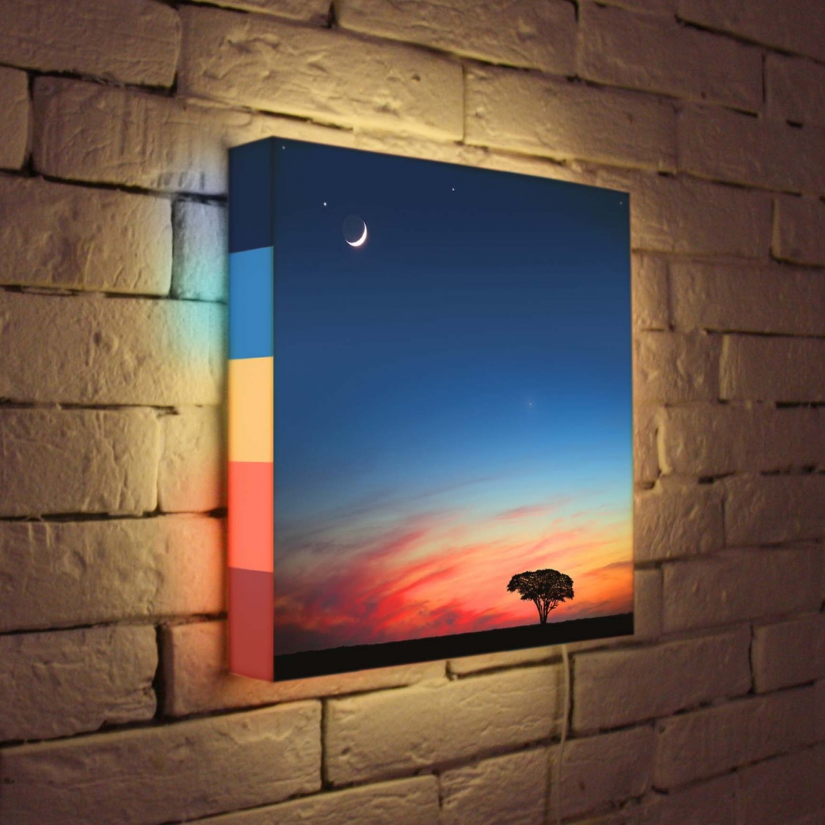 Лайтбокс Сказочный закат 35x35-102