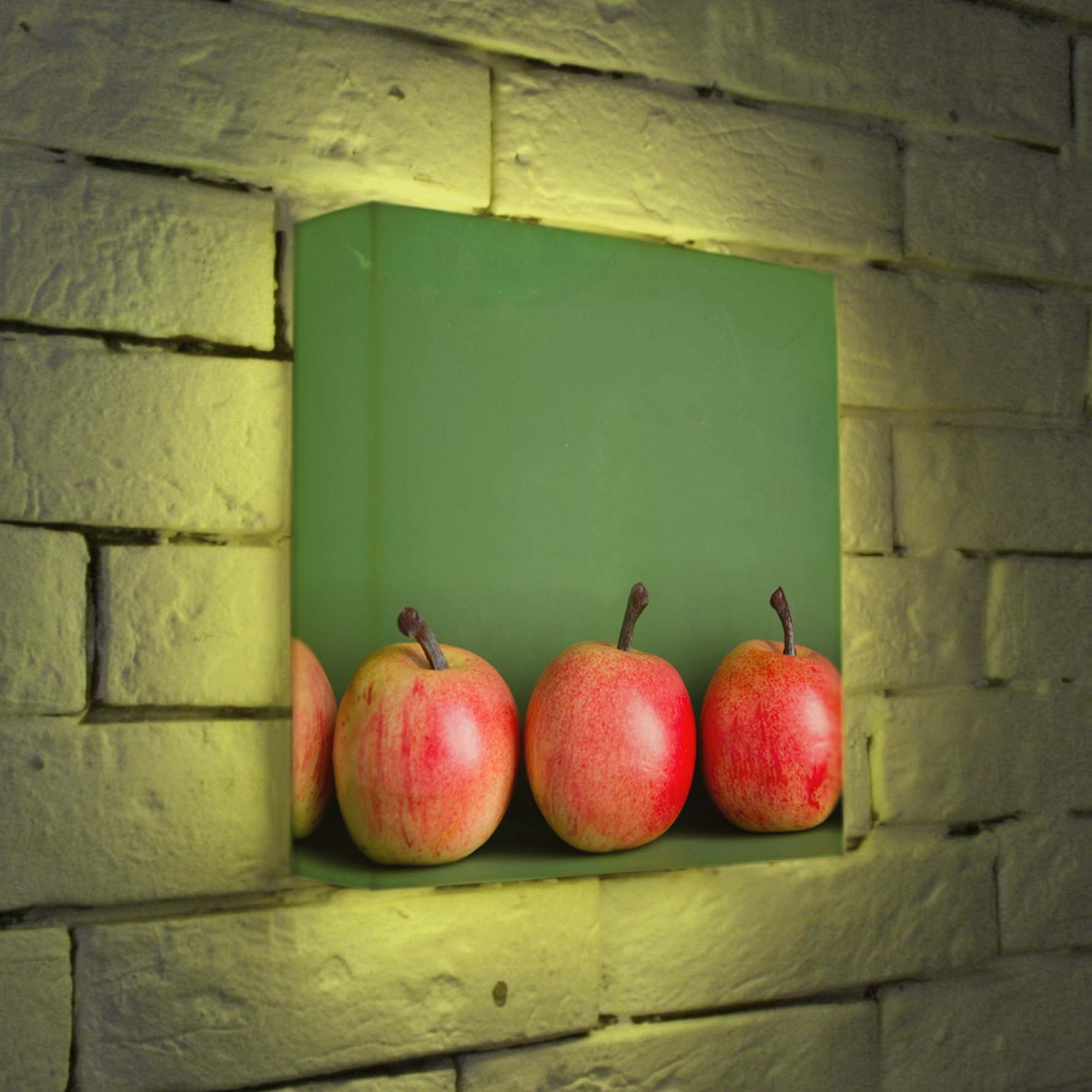 Лайтбокс Яблоки 25x25-059
