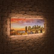 Лайтбокс панорамный Бруклинский мост 60x180-p007