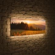 Лайтбокс панорамный Летний лес 60x180-p015