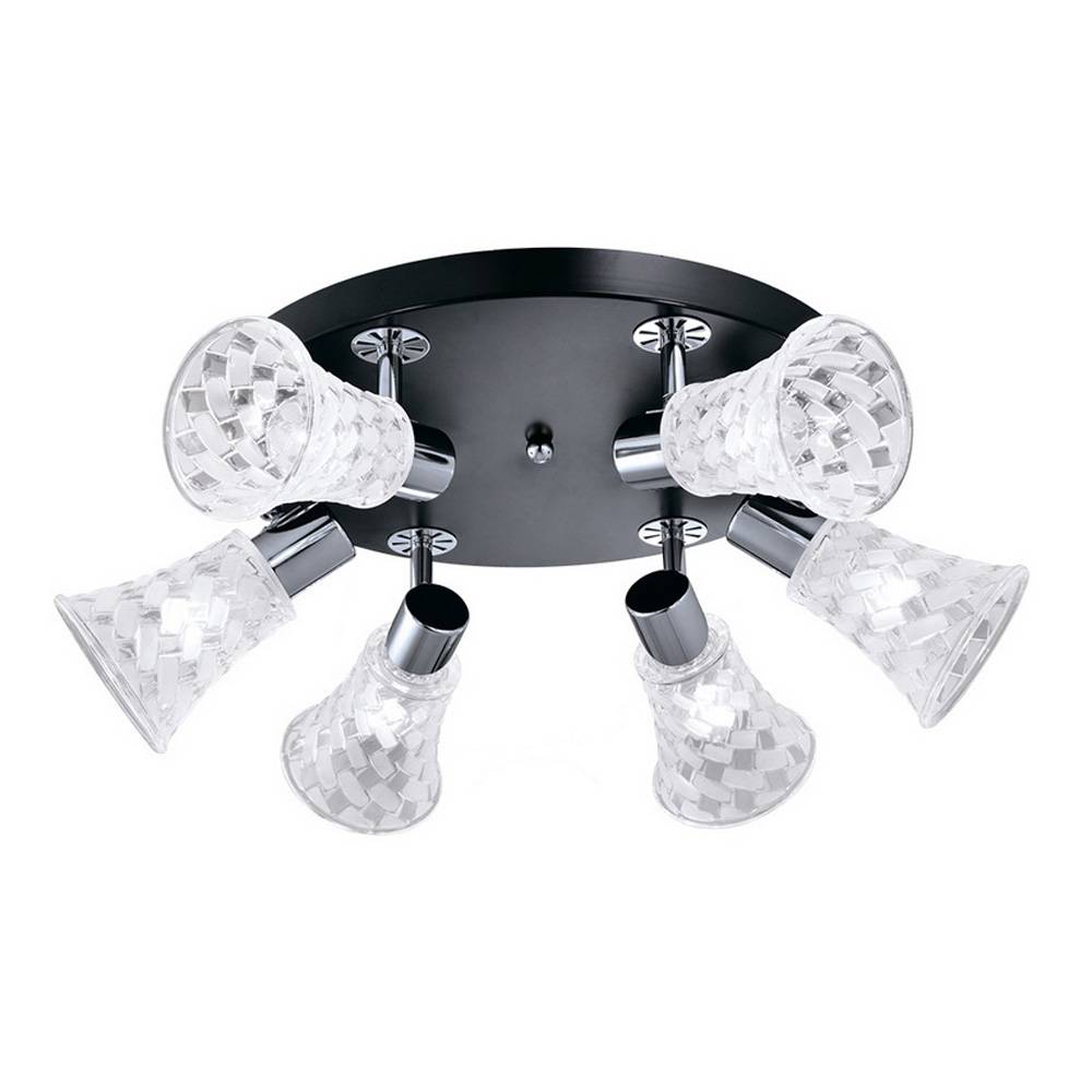 Спот  IDLamp Tonia 363/6B-Blackchrome