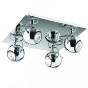 Спот Ideal Lux Lunare PL4 Cromo
