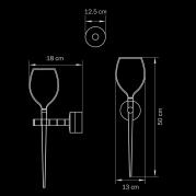 Бра Lightstar Meta Duovo 807610