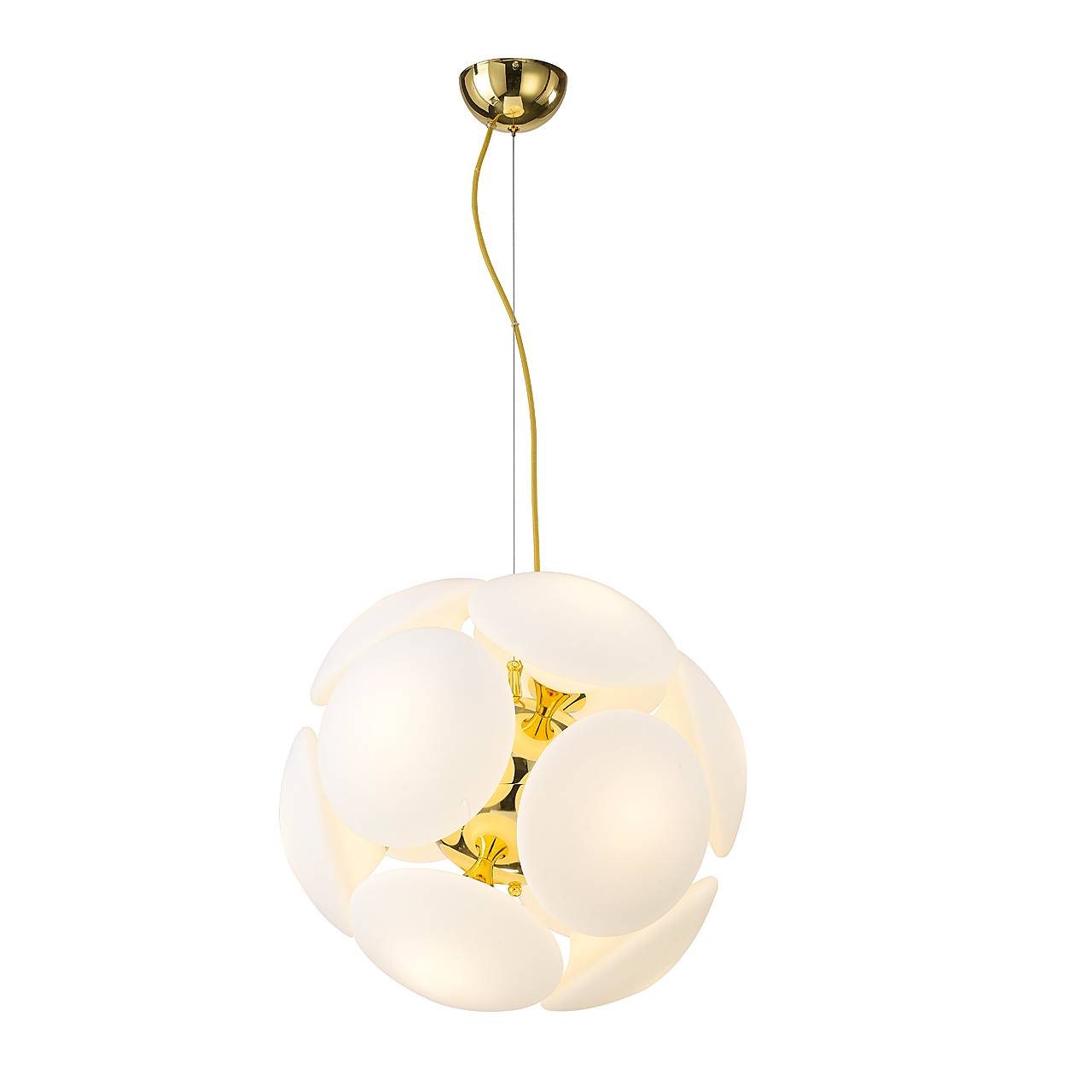 Подвесная люстра Luce Solara Moderno 8001/12S Gold/White