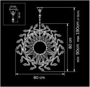 Подвесная люстра Lightstar Medusa 890184