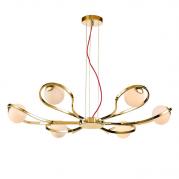 Подвесная люстра Luce Solara Moderno 3021/6S Gold/White