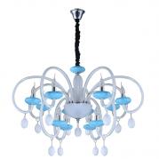 Подвесная люстра Luce Solara Classico 5027/12 White/blue