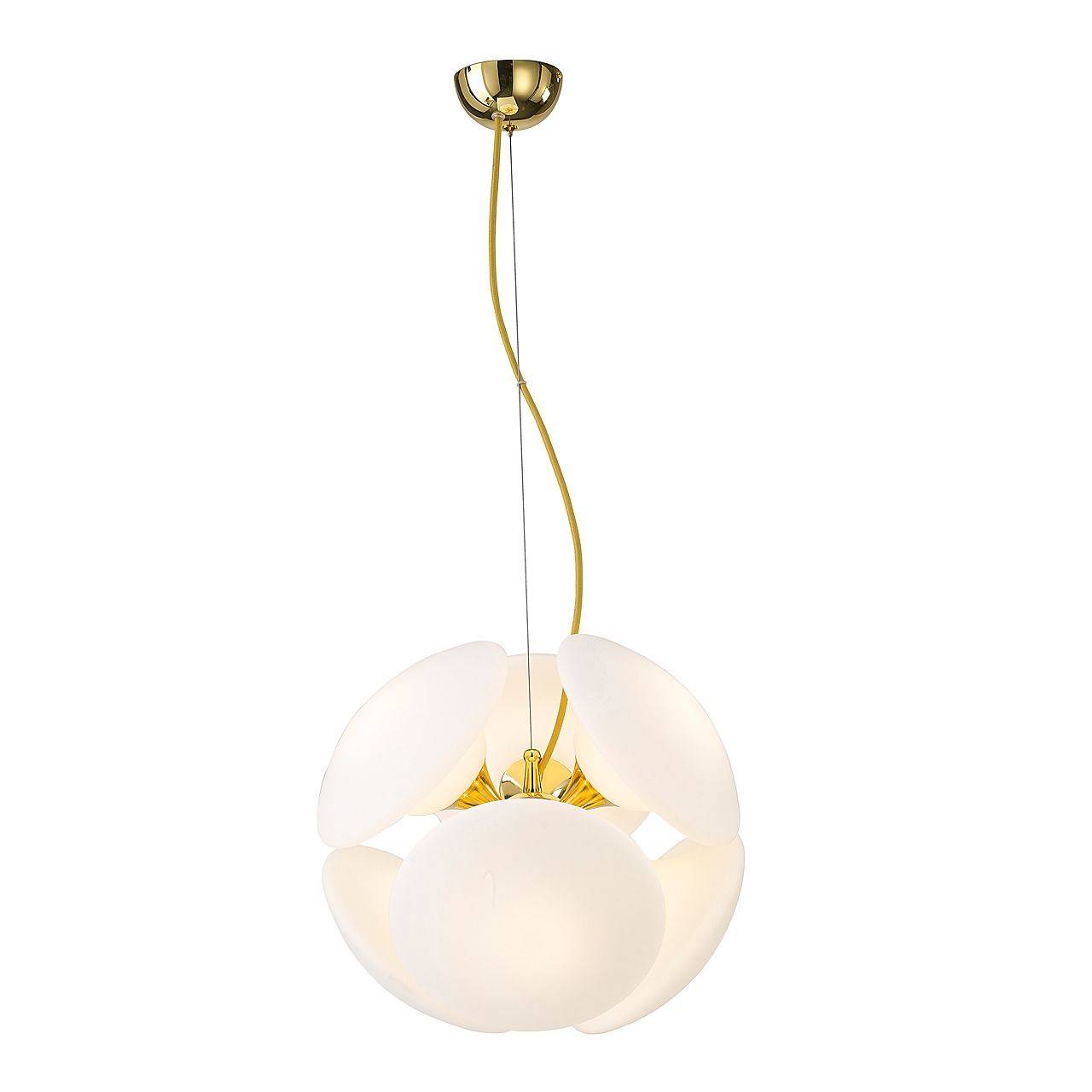 Подвесная люстра Luce Solara Moderno 8001/6S Gold/White