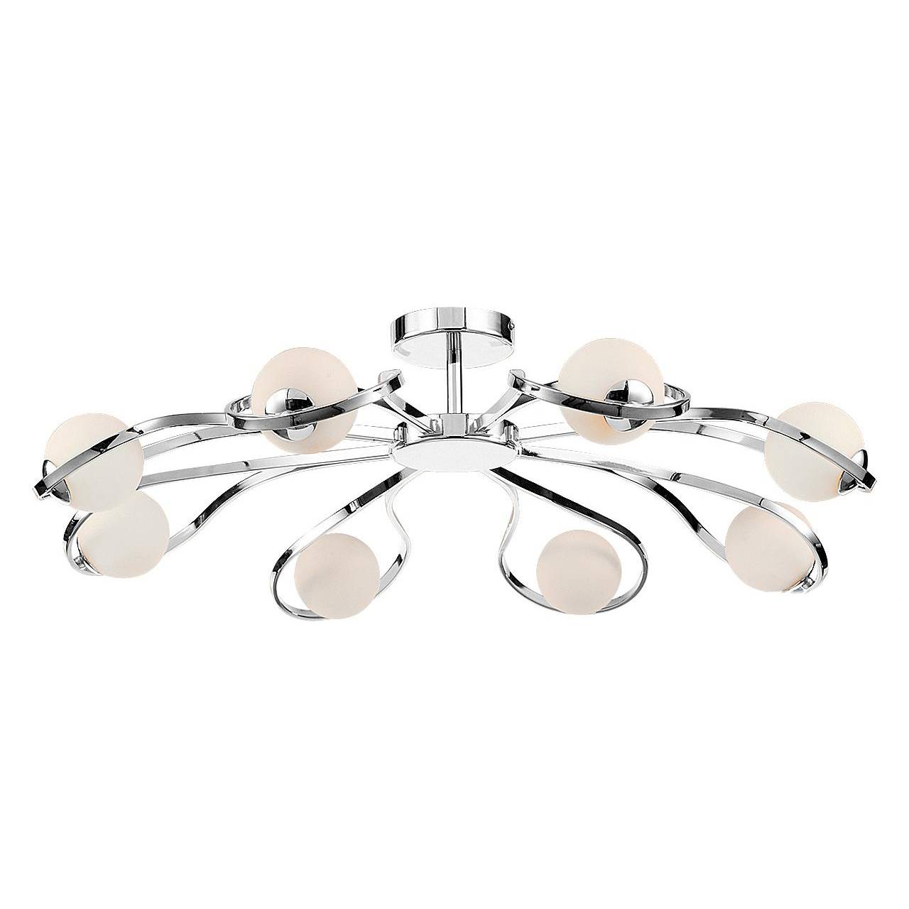 Потолочная люстра Luce Solara Moderno 3020/8PL Chrome/White