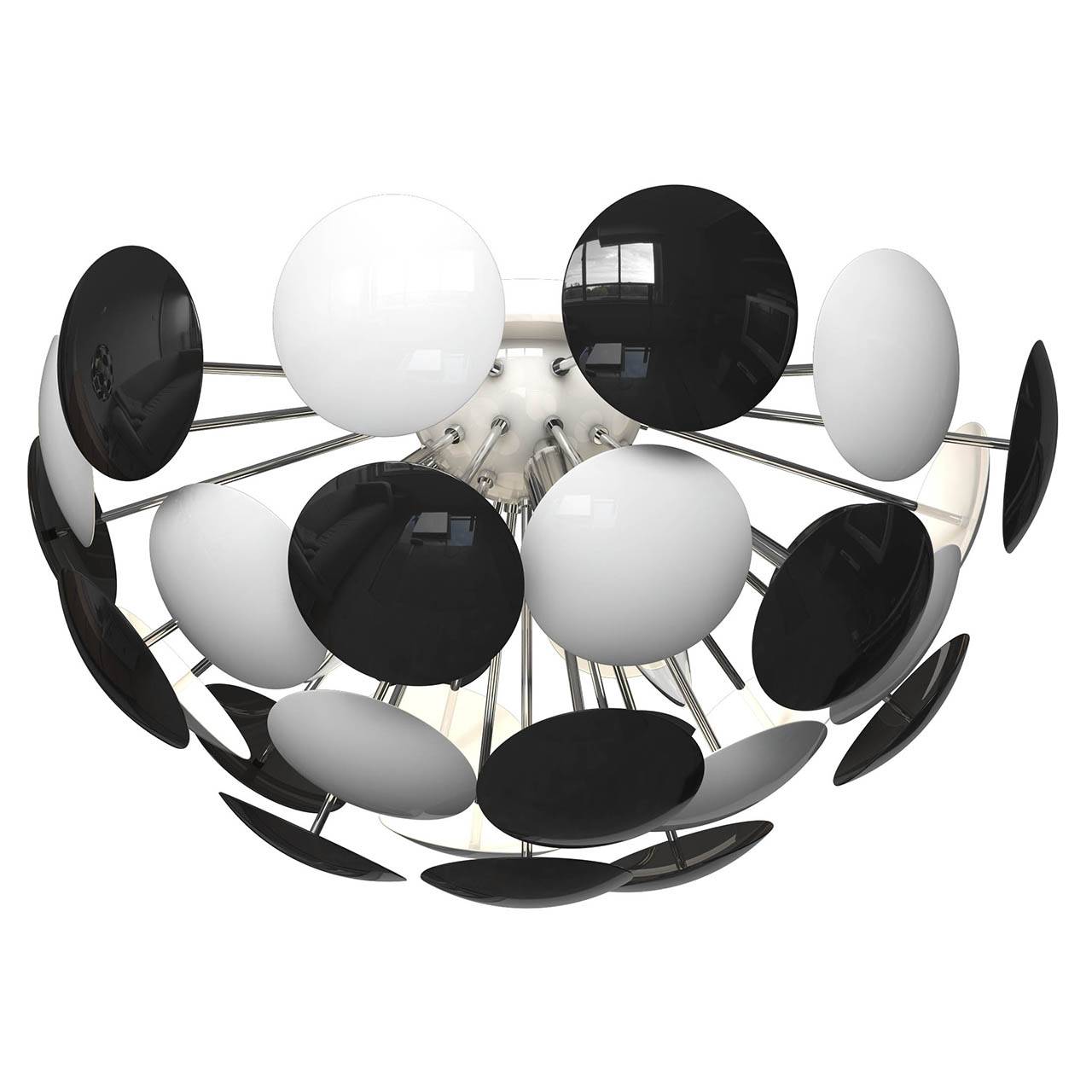 Потолочная люстра Luce Solara Moderno 3027/6PL Black/White