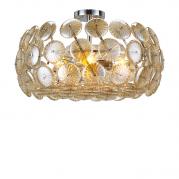 Потолочная люстра Luce Solara Moderno 3032/6PL Amber glass