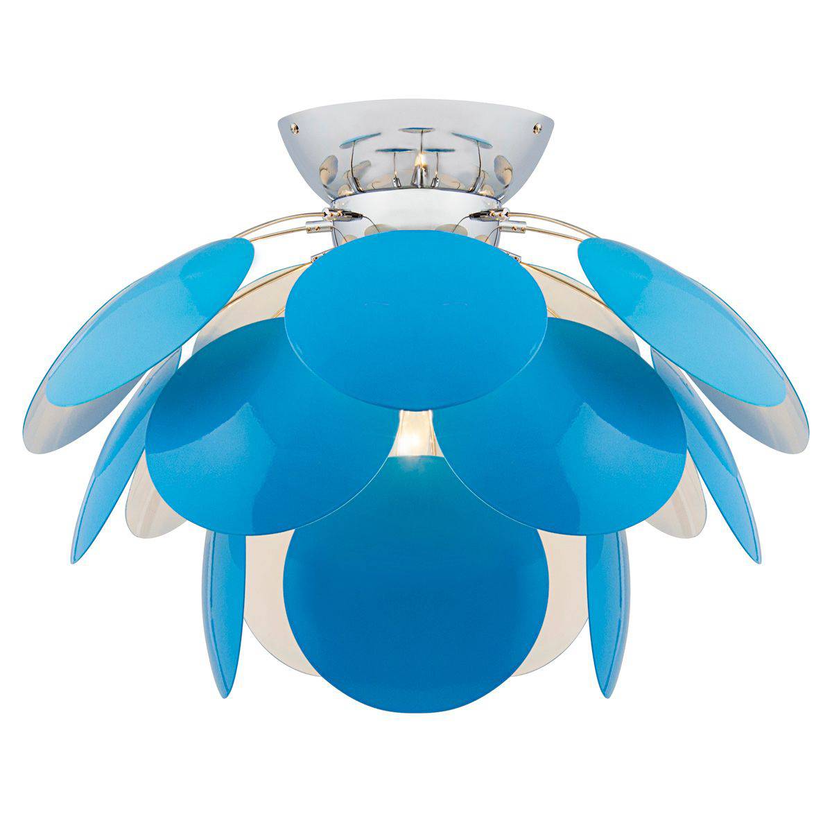 Потолочная люстра Luce Solara Moderno 3000/4PL Blue/White