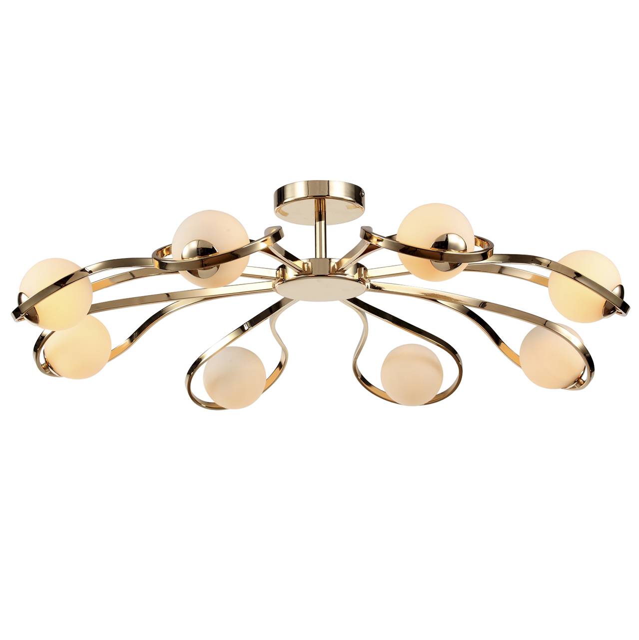 Потолочная люстра Luce Solara Moderno 3021/8PL Gold/White