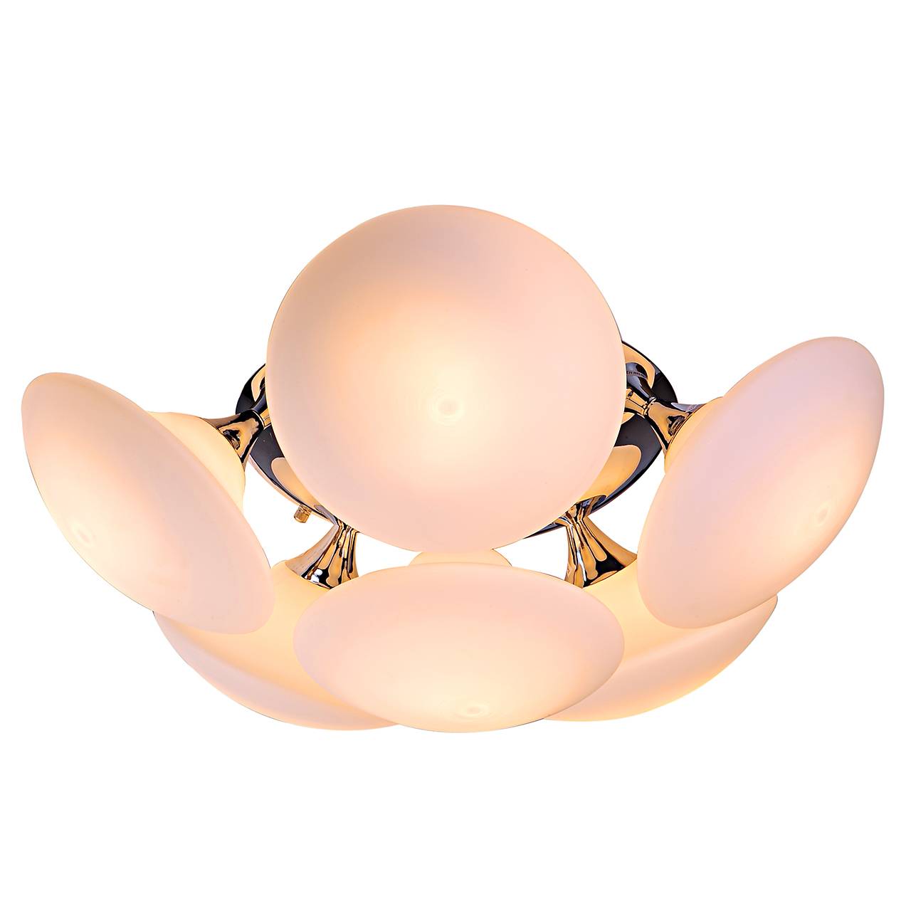 Потолочная люстра Luce Solara Moderno 8001/6PL Gold/Cream