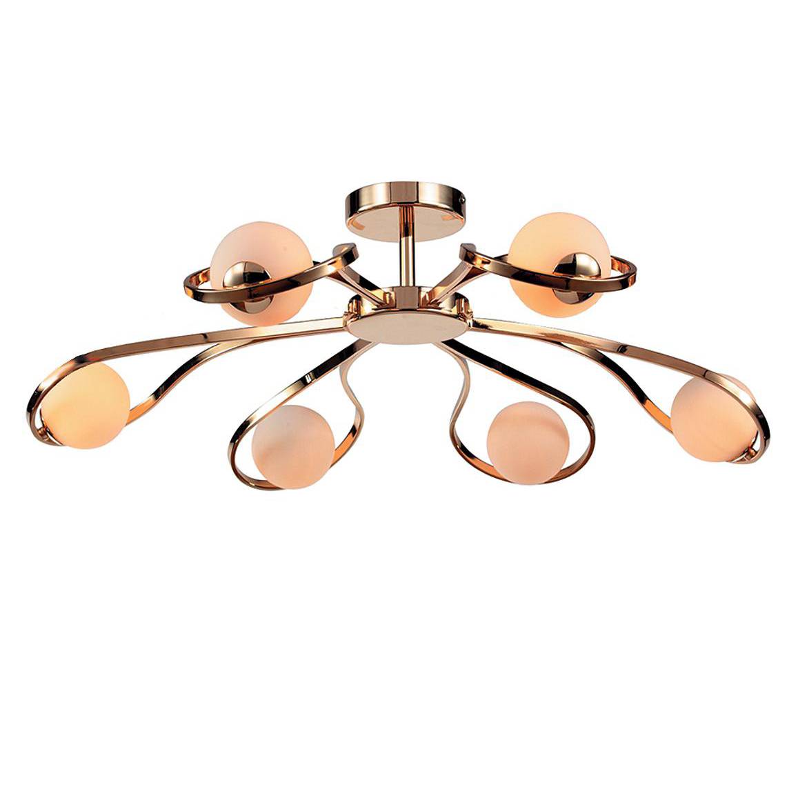 Потолочная люстра Luce Solara Moderno 3021/6PL Gold/White